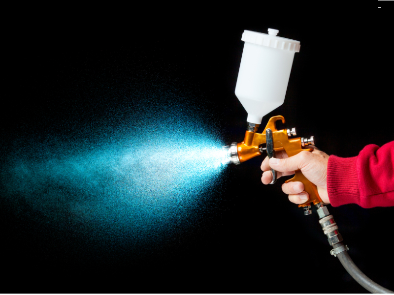 Paint Sprayer can cause paint overspray which is a solar panel services we provide